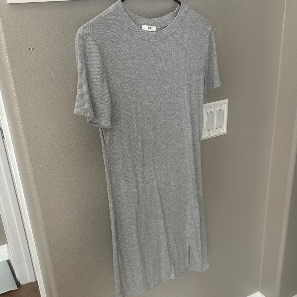 BP. Gray  T-Shirt Dress